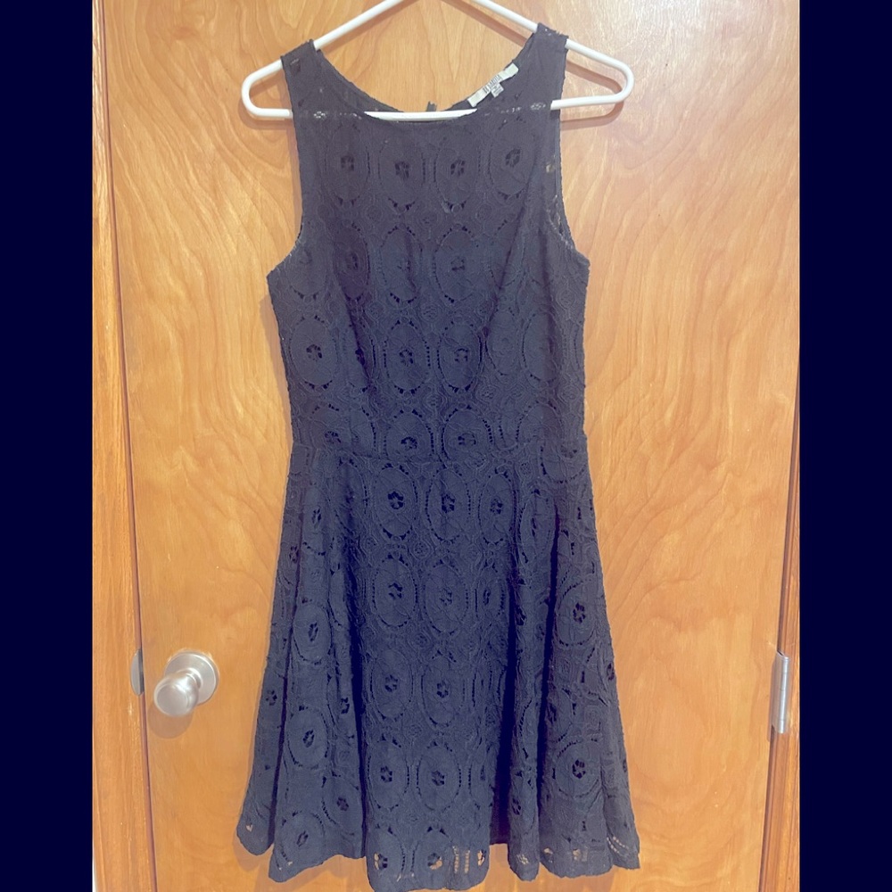 Embroidered black beautiful dress
